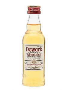 Dewars White Label Blended Scotch Whiskey 50ml