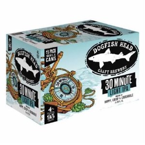 Dogfish 30 Min Light IPA 6pk Cans