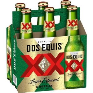Dos Equis XX Lager 6 Pack Bottles