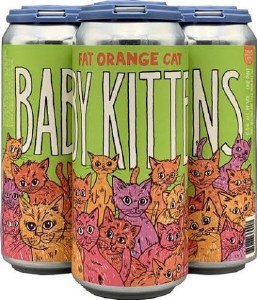 Fat Orange Cat Baby Kittens IPA 16oz 4pk Cans