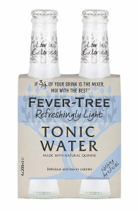 Fever Tree Refershingly Light Tonic Water 4pk Bottles