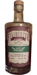 Filibuster Rye Whiskey 750ml