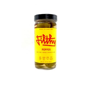 Filthy Pepper Stuffed Olives 8.5oz