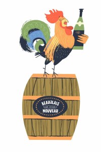 Le French Rooster Beaujolais Nouveau 750ml