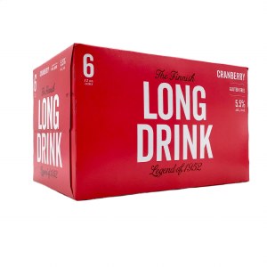The Finnish Long Drink Cranberry 6pk Cans
