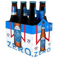 Michelob Ultra Zero 6pk Bottles