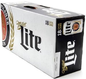 Miller Lite 18pk Cans