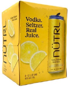 Nutrl Lemonade 4pk Cans