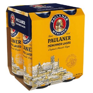 Paulaner Munich Lager 4pk 16oz Can