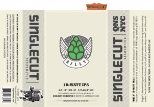 Singlecut 18 Watt Sess IPA 4pk Cans