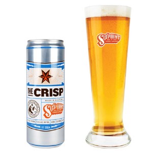 Six Point Crisp Lager 12oz 6pkCan