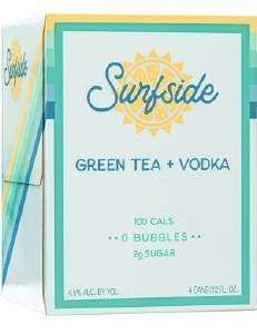 Surfside Green Tea Vodka 4pk Cans