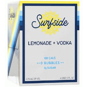 Surfside Vodka Lemonade Seltzer 4pk Cans