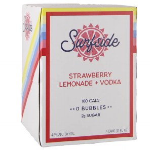 Surfside Strawberry Lemonade 4pk Cans