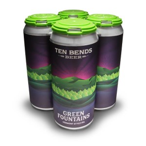 Ten Bends Green Fountains IPA 16oz 4pk Cans
