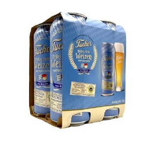 Tucher Helles Hefe 16oz 4pk Can