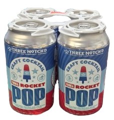 3 Notch'd Rocket Pop 4pk Cans