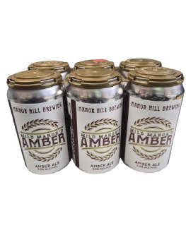 Manor Hill Amber Ale 12oz 6pk