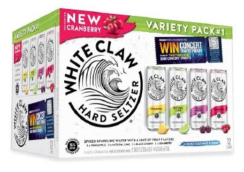 White Claw Seltzer Mix Pack 8oz 12pk Cans