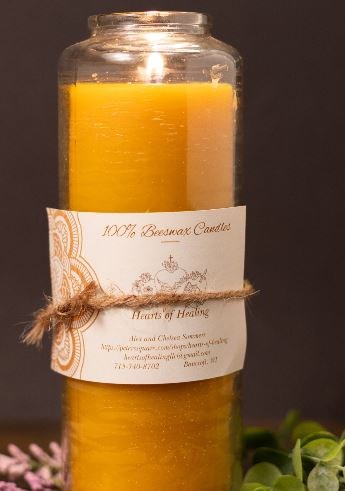 100% BEESWAX JAR CANDLE
