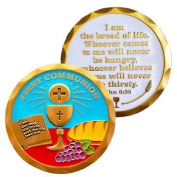 1ST COMMUNION COIN IN BOX