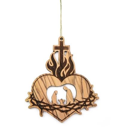 2D SACRED HEART / NATIVITY ORN