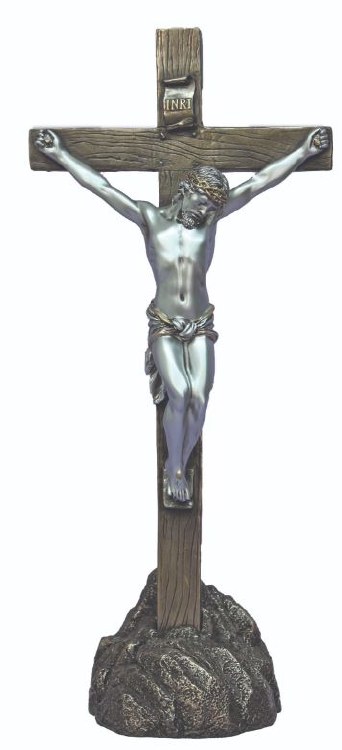 CRUCIFIX WITH ROCK