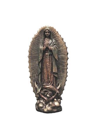 COLD CAST BRONZE OUR LADY OF GUADALUPE