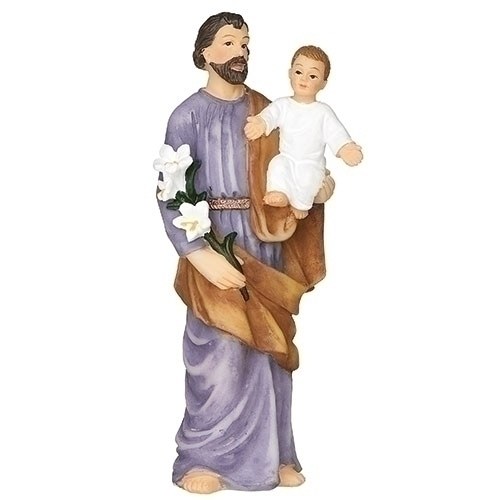 4&quot; ST JOSEPH AND CHILD STATUE