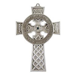 CELTIC CROSS WITH CRYSTAL