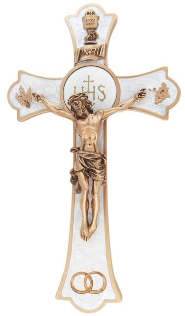 8&quot; HOLY MASS CRUCIFIX WEDDING