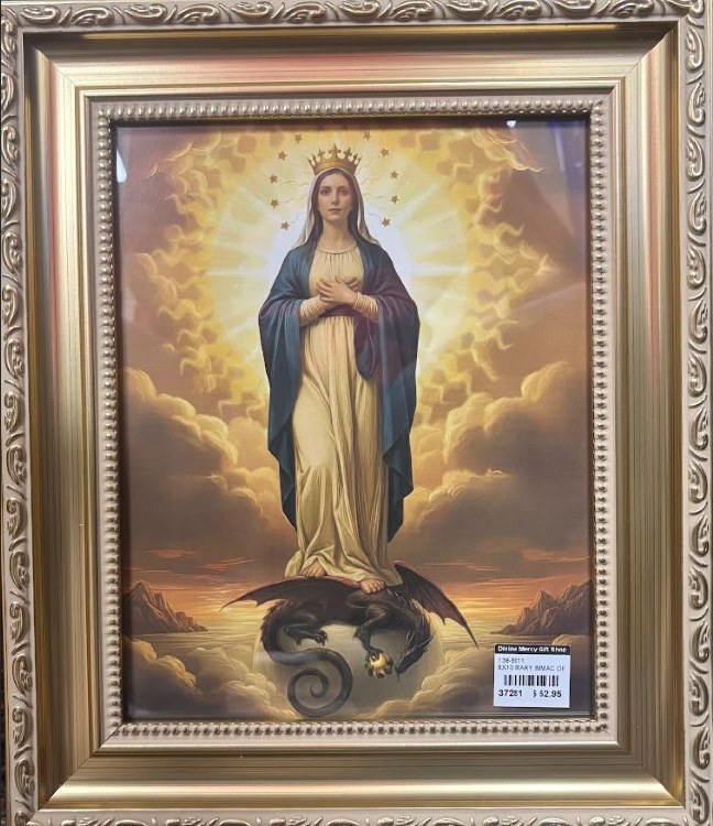 8X10 MARY IMMACULATE OF THE SUN