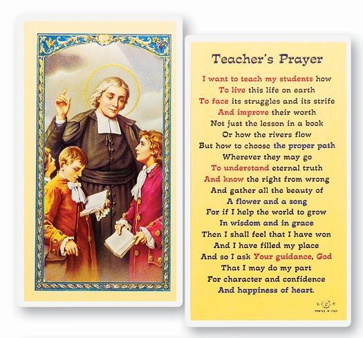 A TEACHER'S PRAYER