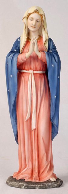 PRAYING VIRGIN STATUE