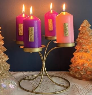 ADVENT PILLAR HOPE PEACE LOVE