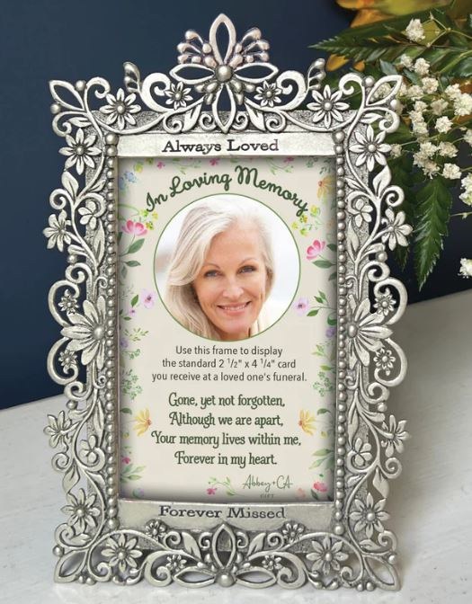 ALWAYS LOVED MEMORIAL CARD FRAME