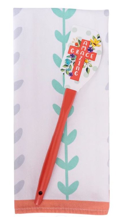 AMAZING GRACE TEA TOWEL SPATULA SET