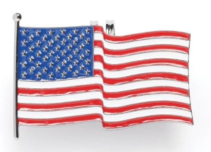AMERICAN FLAG VISOR CLIP