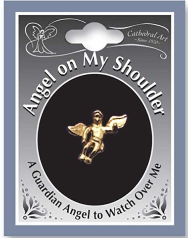 ANGEL ON MY SHOULDER PIN