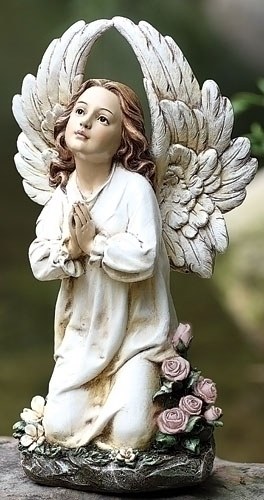 PRAYING ANGEL GARDEN STATUE 15.75"