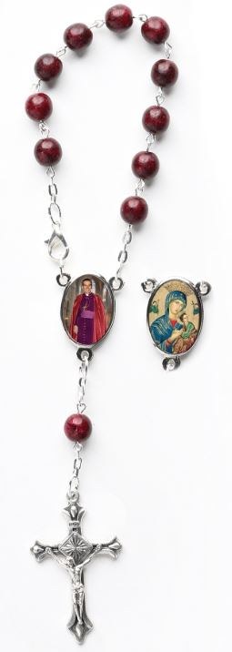 AUTO ROSARY FULTON SHEEN BURG
