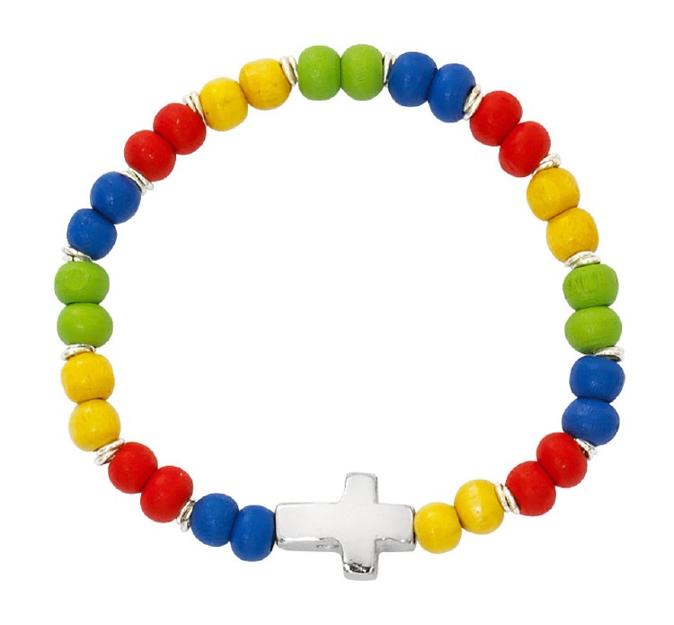 MULTI BABY STRETCH ROSARY BRACELET