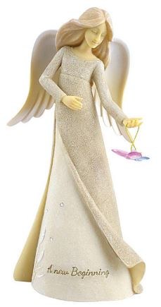 A NEW BEGINING ANGEL WITH BUTTERFLY