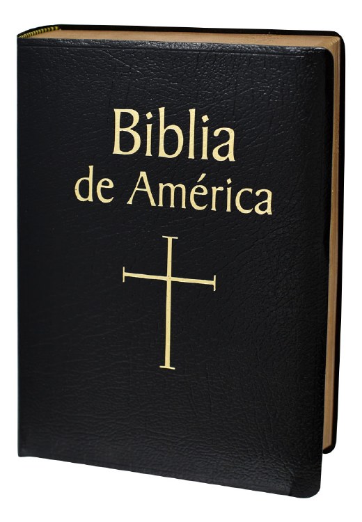 SPANISH BIBLIA DE AMERICA BLACK COVER