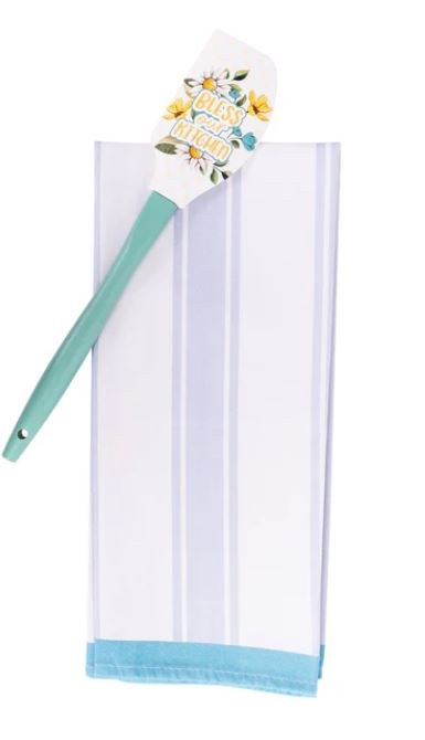 BLESS TEA TOWEL SPATULA GIFT