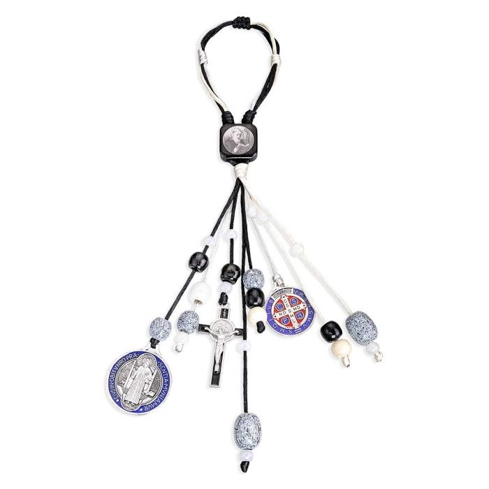 BLACK/GRAY ST BENEDICT HOUSE BLESSING PROTECTION MEDALS