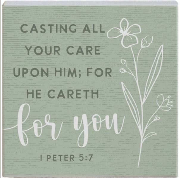 CASTING ALL UPON HIM GREEN BLOCK