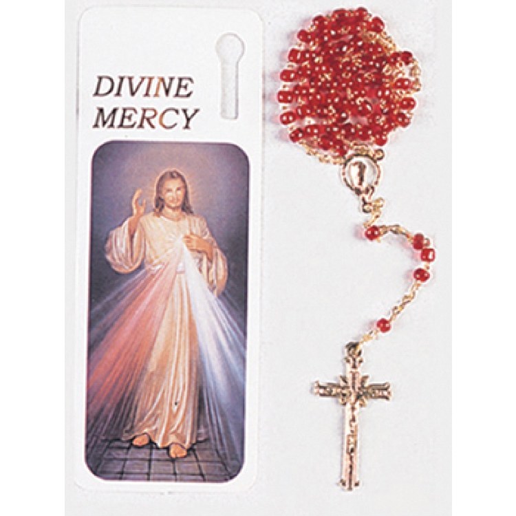 DIVINE MERCY ROSARY WITH BOOKMARK