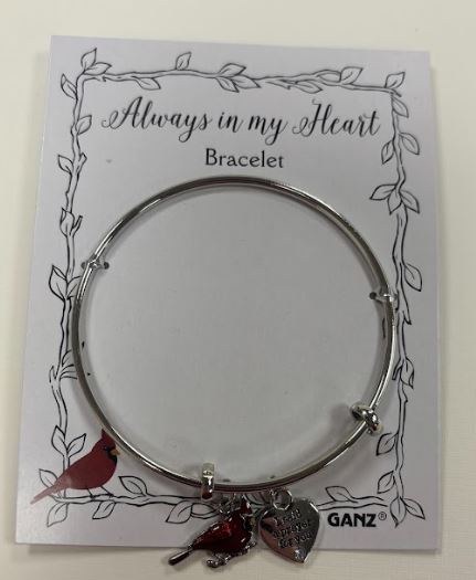 BRACELET CARDINAL ALWAYS IN OUR HEARTS