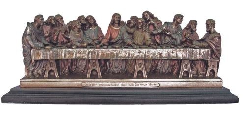 BRONZE LAST SUPPER STATUE